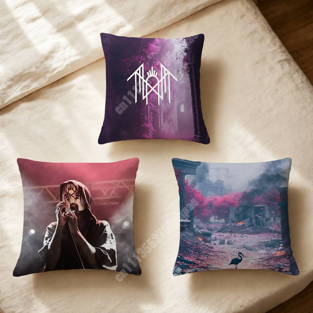 Home Textiles And Furnishing - غطاء وسادة بتصميم غلاف ألبوم S-Sleep