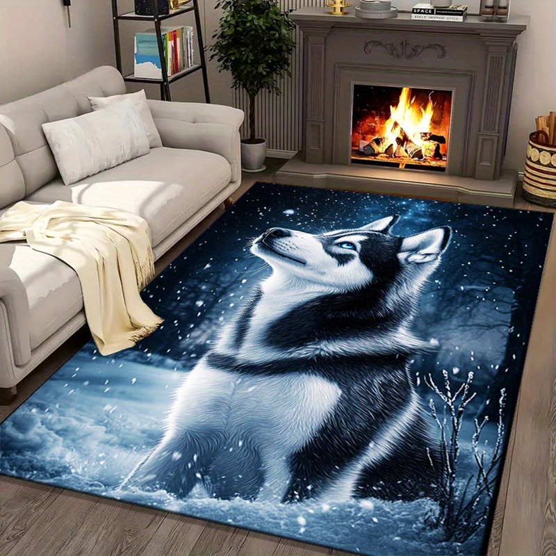 Home Textiles Rug - سجادة هاسكي شتوية لمساحات المعيشة المريحة