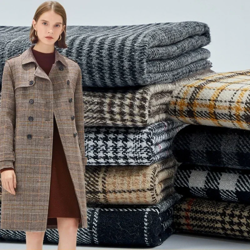 Wool Blanket Herringbone - 150 سنتيمتر واسعة الخريف الشتاء منقوشة