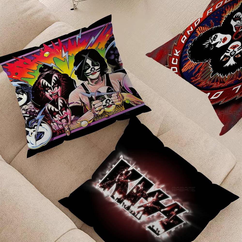 Home Fashion Textiles - وسادة K-KISS BAND، غطاء وسادة أنيمي