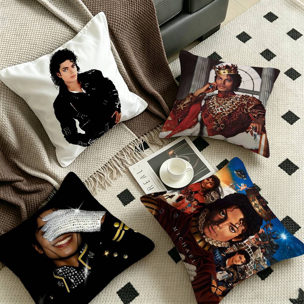 Home Textiles And Furnishing - غطاء وسادة MJ M-مايكل ج-جاكسون، هدايا،