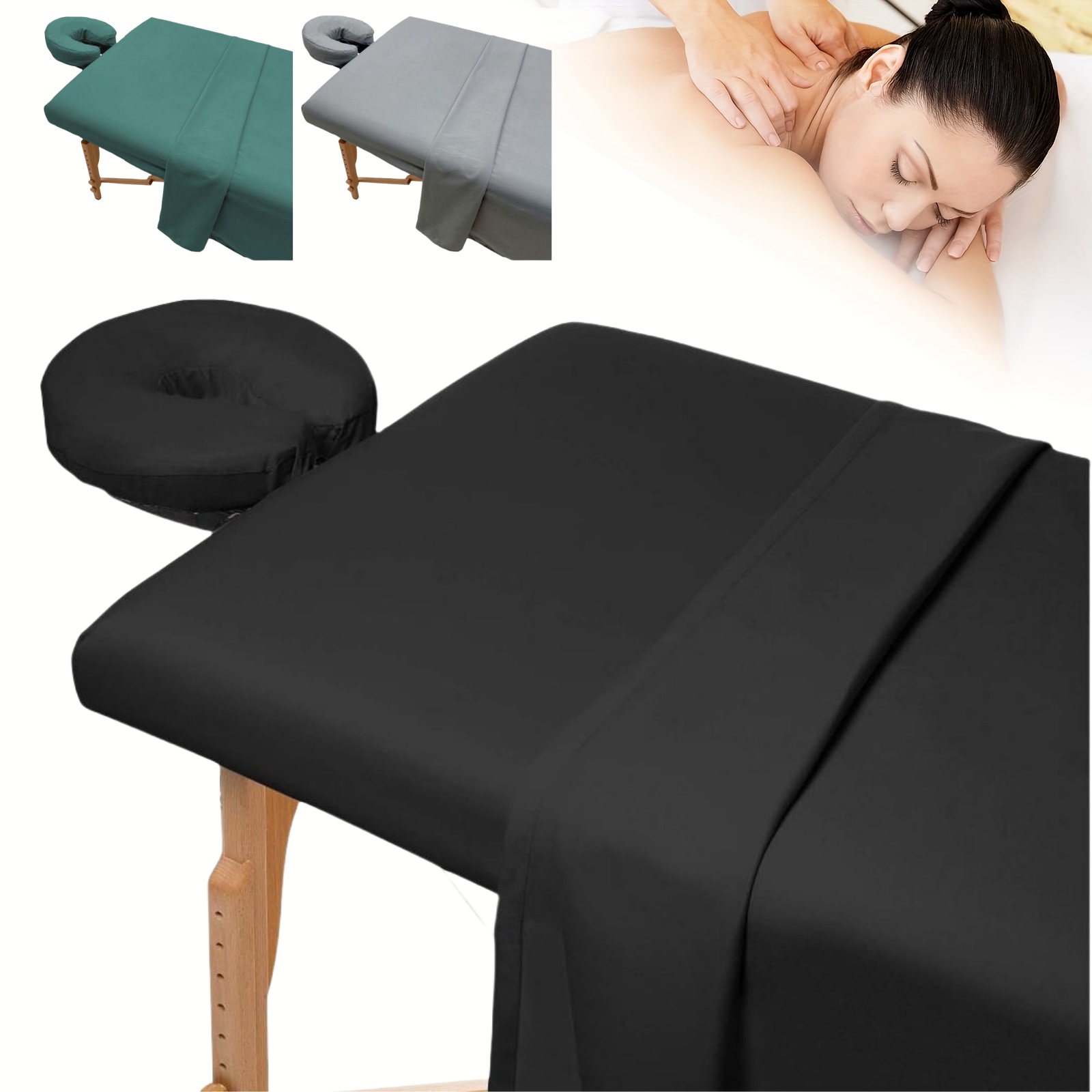 Bed Sheet Microfiber - 3 قطعة/المجموعة ستوكات طاولة التدليك ورقة