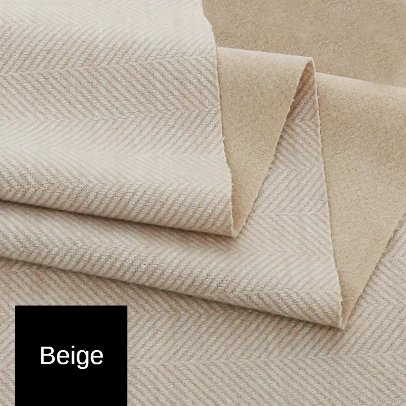 قماش صوفي بنمط متعرج بالمقياس  - مراجعة Wool Blanket Herringbone وسعره