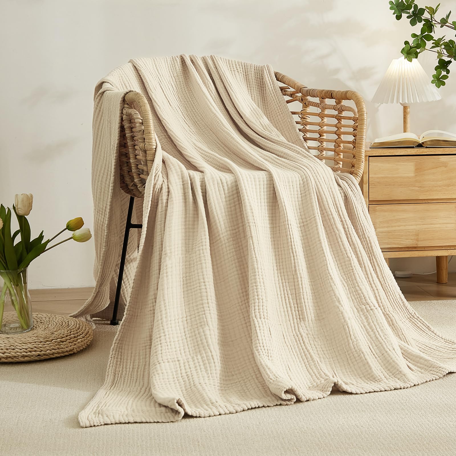 بطانية قطن 100% للسرير، بطانيا - مراجعة Wool Blanket Herringbone وسعره