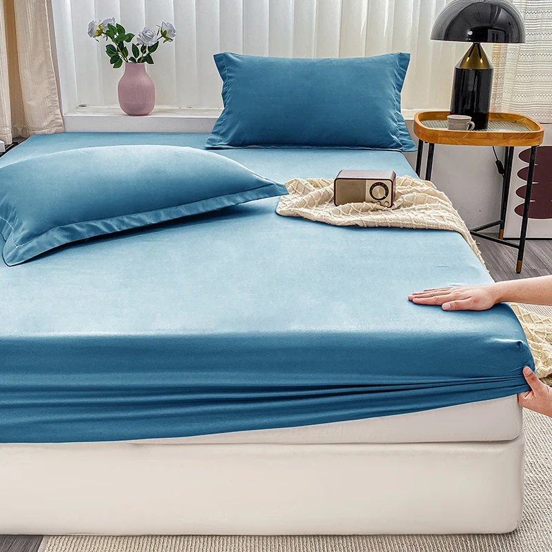 ملاءات سرير مزدوجة مرنة من الأ - مراجعة Bed Sheet Microfiber وسعره