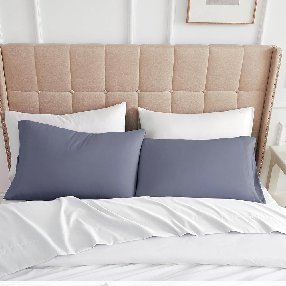 Battilo 2 قطعة مغلف الصلبة ساد - مراجعة Bed Sheet Microfiber وسعره
