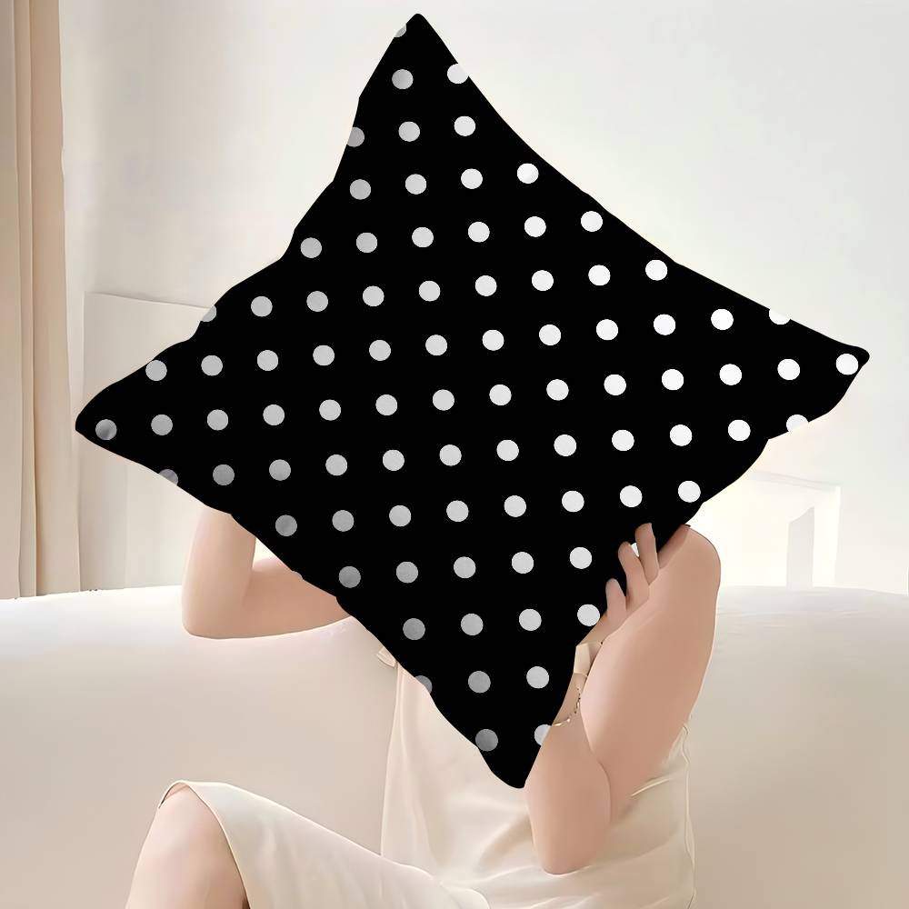 غطاء وسادة عصري بنقشة البولكا  - مراجعة Home Textiles And Furnishing وسعره