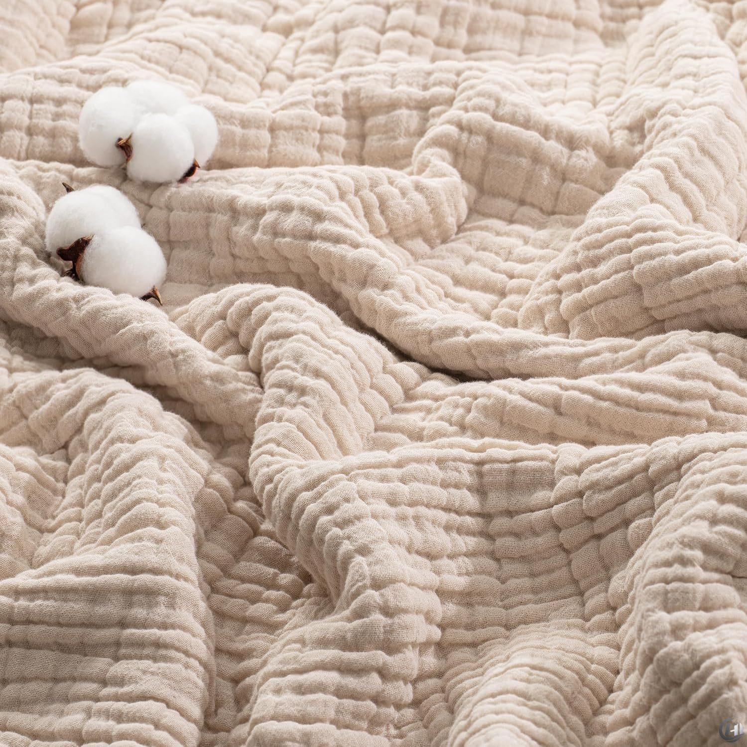 بطانية قطنية 100% من الموسلين، - مراجعة Wool Blanket Herringbone وسعره