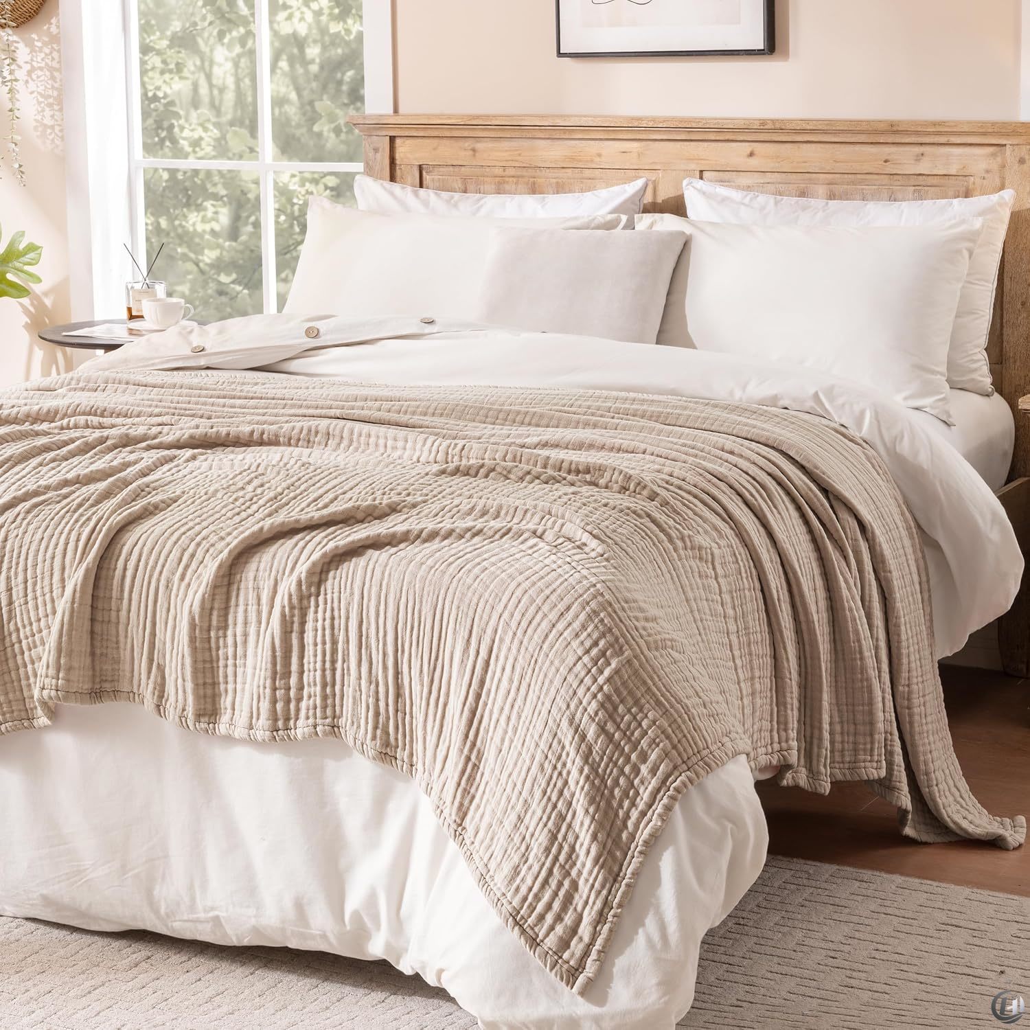 بطانية قطنية 100% من الموسلين، - مراجعة Wool Blanket Herringbone وسعره