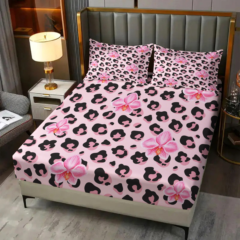 طقم أغطية سرير من 3 قطع بنقشة  - مراجعة Bed Sheet Microfiber وسعره