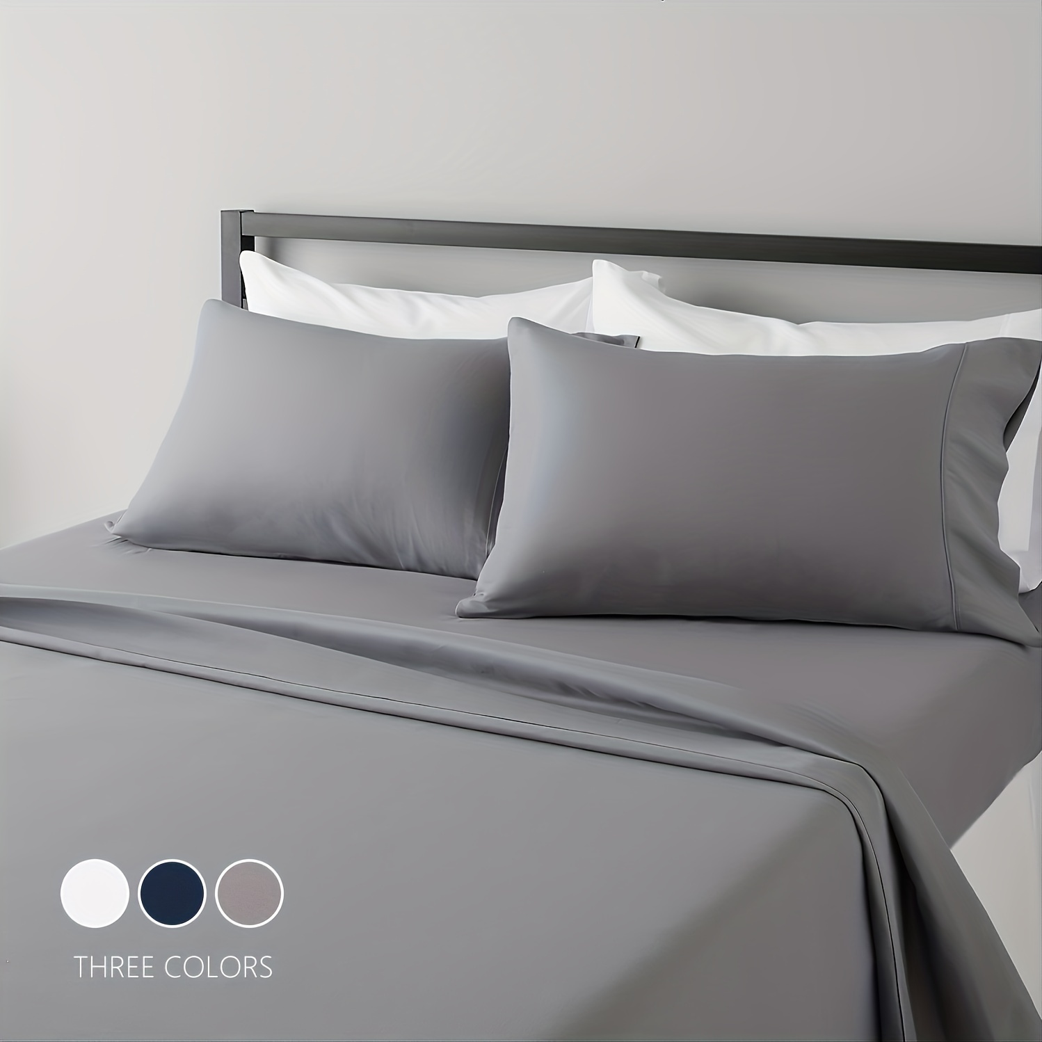مجموعة ملاءات قابلة للتنفس ومل - مراجعة Bed Sheet Microfiber وسعره