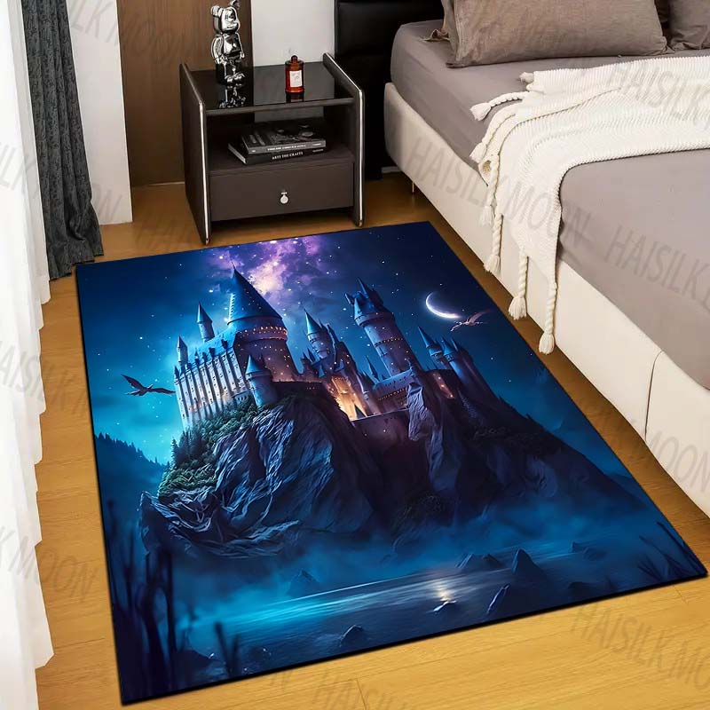 1 قطعة القلعة ماجيك مدرسة طباع - مراجعة Home Textiles Rug وسعره