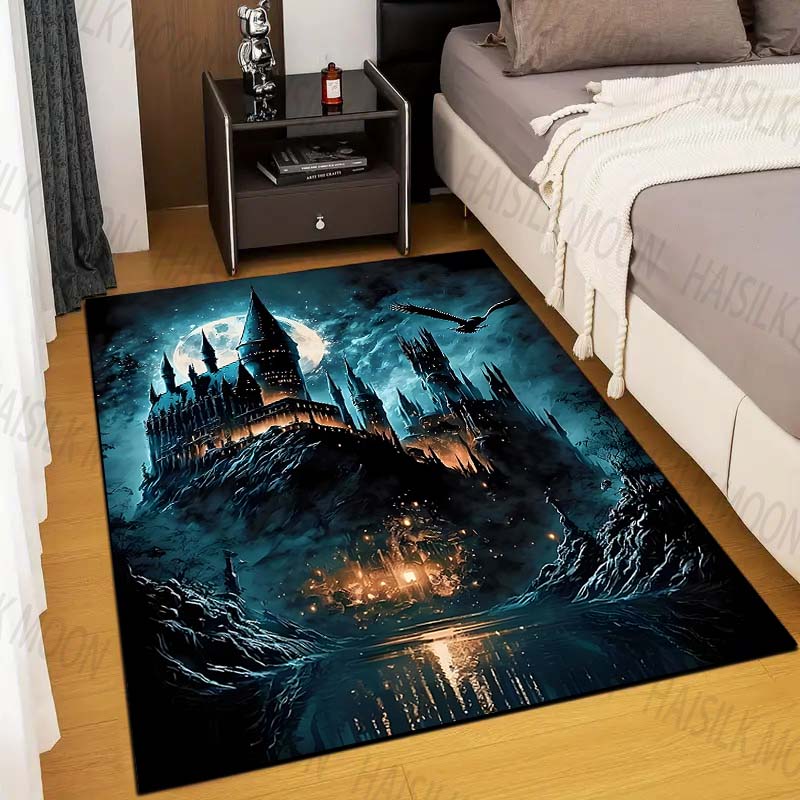 1 قطعة القلعة ماجيك مدرسة طباع - مراجعة Home Textiles Rug وسعره