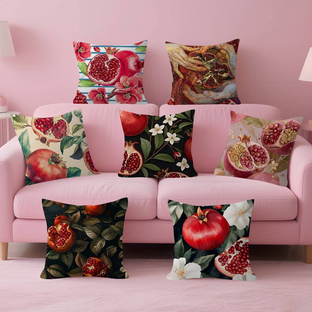 غطاء وسادة بتصميم الرمان، هداي - مراجعة Home Textiles And Furnishing وسعره
