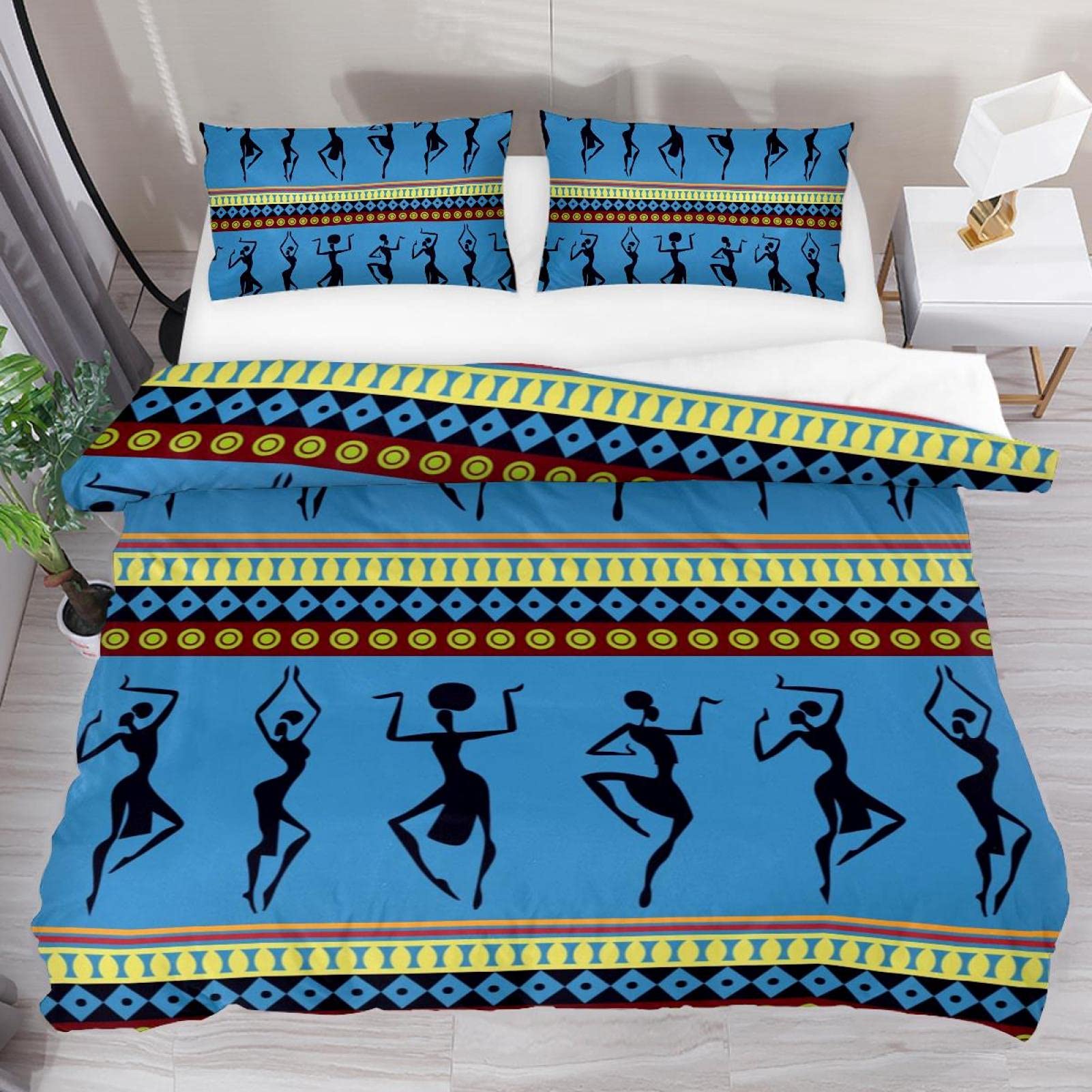 امرأة أفريقية طقم سرير خمر أفر - مراجعة Bed Sheet Microfiber وسعره
