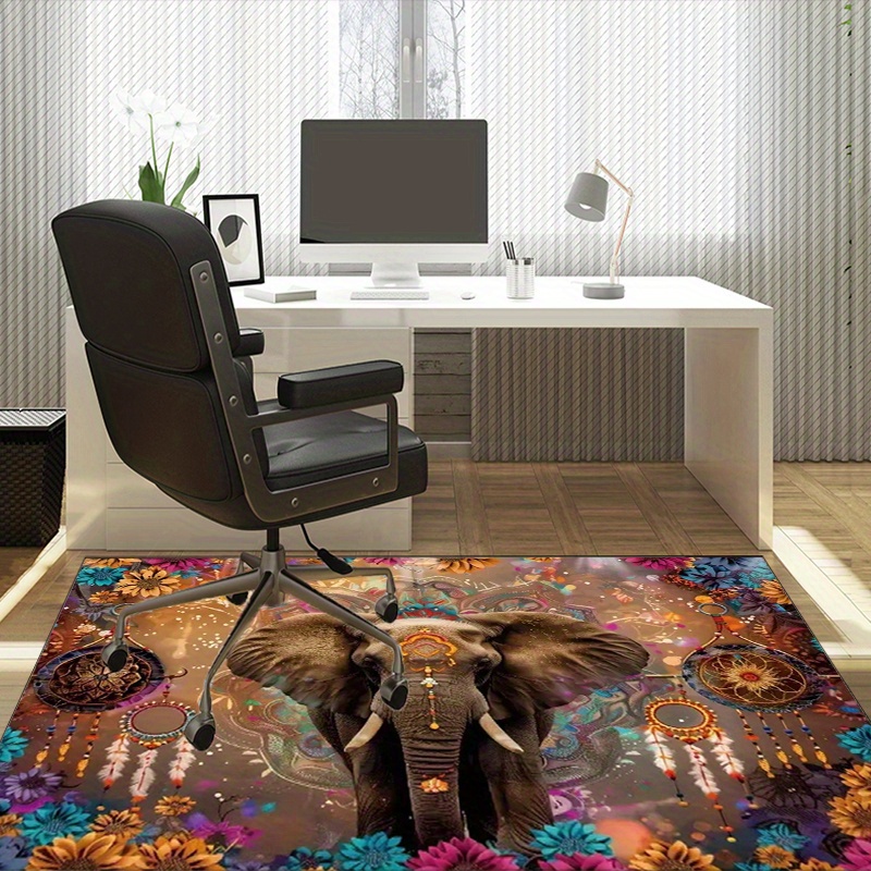سجادة ماندالا الفيل: نمط الأزه - مراجعة Home Textiles Rug وسعره