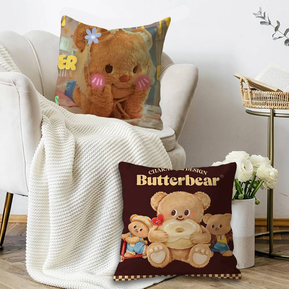 غطاء وسادة لطيف على شكل دب برب - مراجعة Home Textiles And Furnishing وسعره
