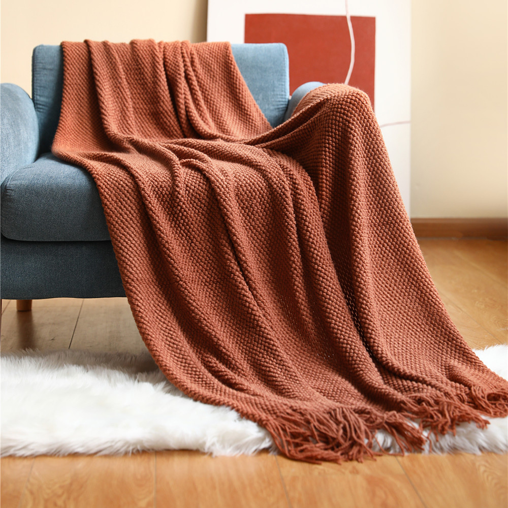 بطانية منسوجة سميكة للديكور ال - مراجعة Wool Blanket Herringbone وسعره