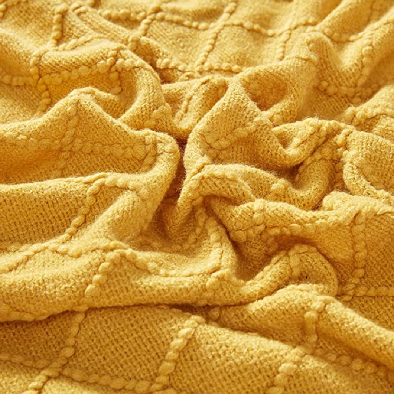 بطانية منسوجة من البهو مع شراب - مراجعة Wool Blanket Herringbone وسعره
