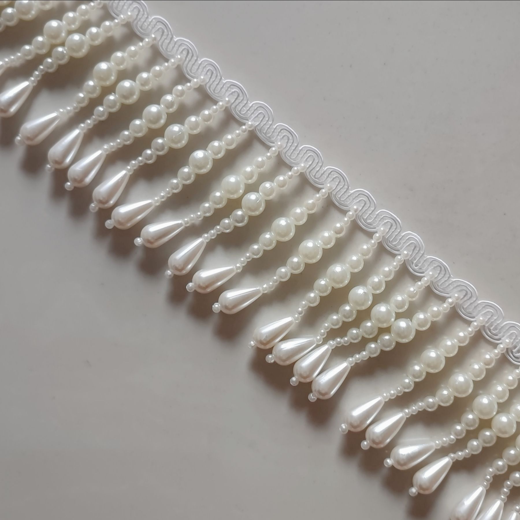 6.5 سنتيمتر حبات اللؤلؤ واسعة  - مراجعة Home Fashion Textiles وسعره