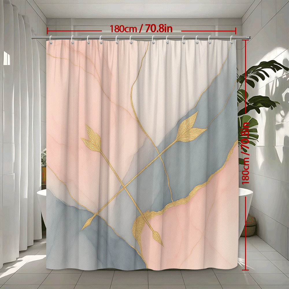 ستارة دش عصرية بطبعة أوراق ذهب - مراجعة Home Textiles Luxury Curtains وسعره