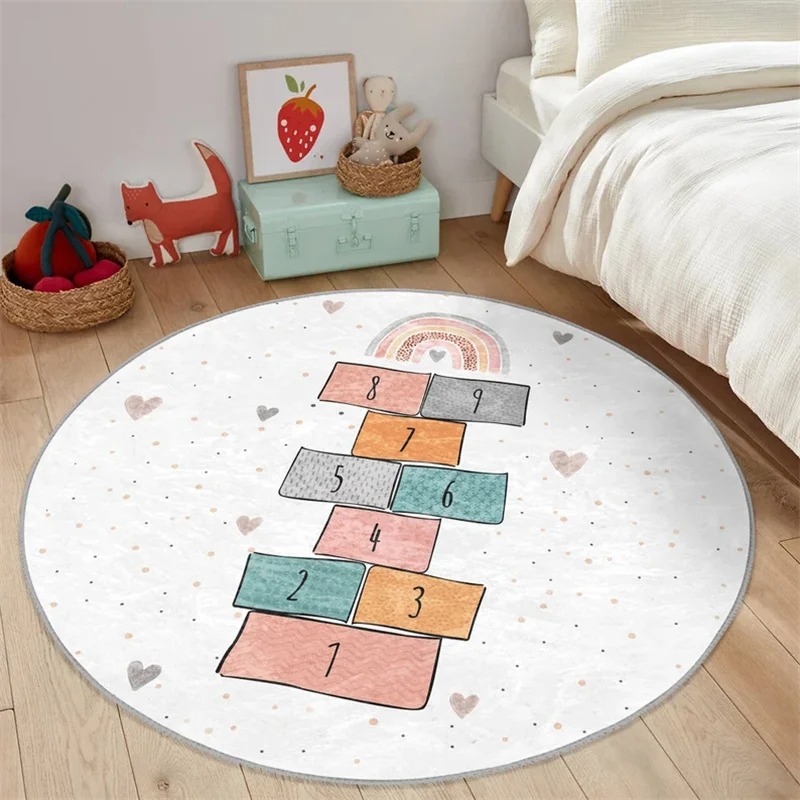 سجادة مستديرة للأولاد على الأر - مراجعة Home Textiles Rug وسعره