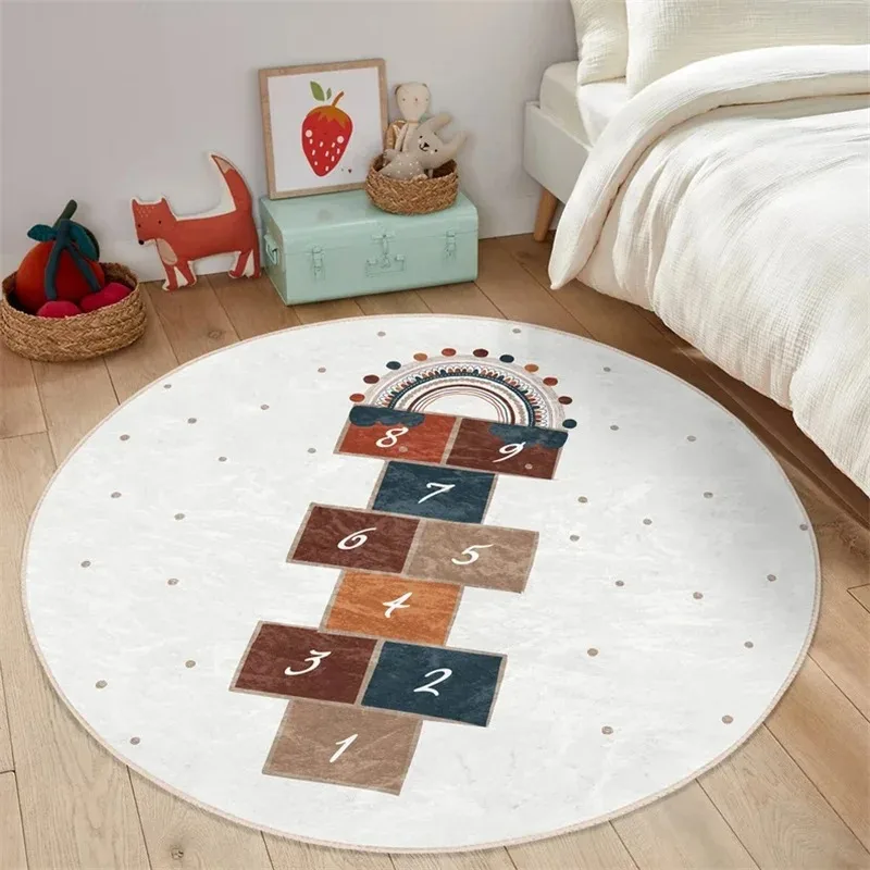 سجادة مستديرة للأولاد على الأر - مراجعة Home Textiles Rug وسعره
